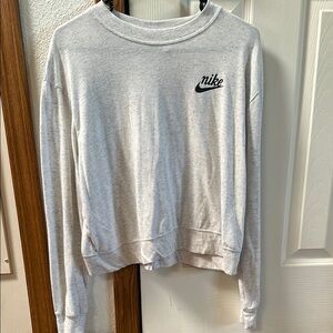 Nike Women's Gray Long Sleeve Top